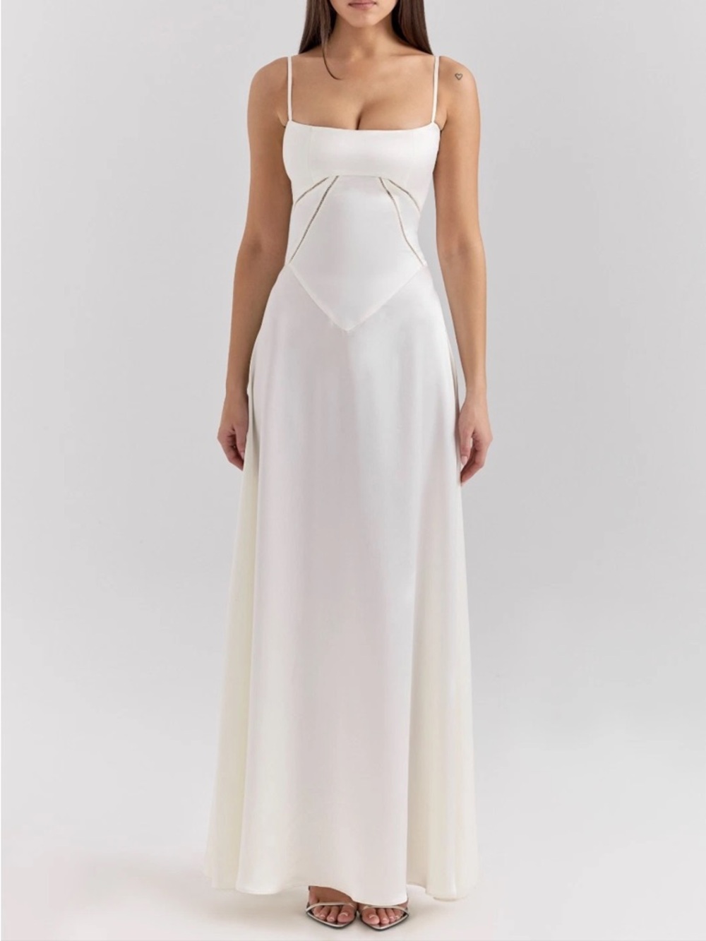 House of CB Anabella white / Ivory Maxi Dress